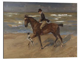 Aluminium print Rider on the Beach, 1911 - Max Liebermann
