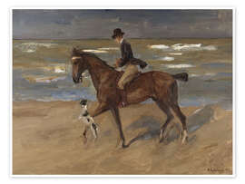 Wall print Rider on the Beach, 1911 - Max Liebermann