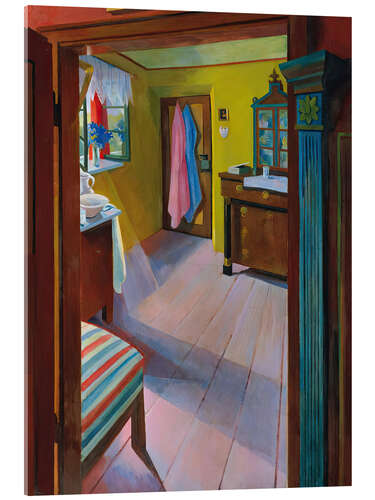 Tableau en verre acrylique Rural interior, 1909