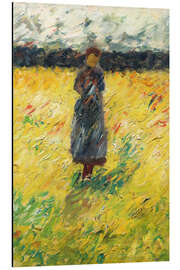 Aluminium print Herd girl - Carl Ludwig Trägardh