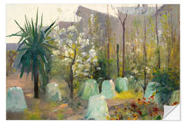 Wandsticker Südliche Frühlingslandschaft, 1892