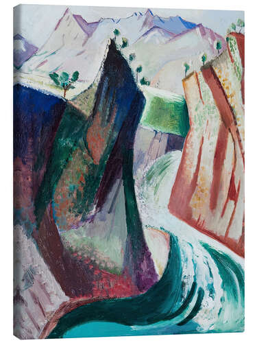 Tableau sur toile Fjallforsen, 1913