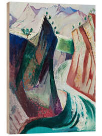 Holzbild Fjallforsen, 1913 - Leander Engström