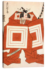 Canvas print Ichikawa Danjuro in the Kabuki Play Shibaraku - Utagawa Toyokuni I