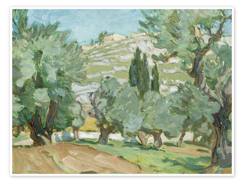 Plakat Study from Jerusalem