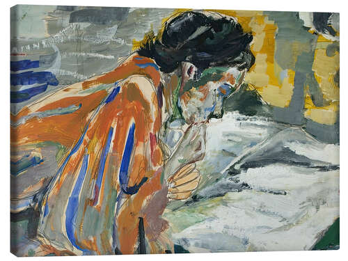 Leinwandbild Die Morgenzeitung - Eric Hallström, 1940