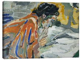 Leinwandbild Die Morgenzeitung - Eric Hallström, 1940