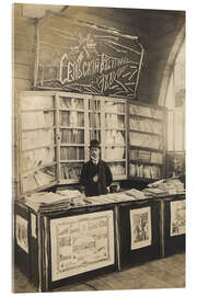 Acrylic print A counter with newspaper "Rural Bulletin", Omsk 1911