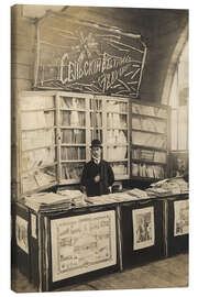 Canvas print A counter with newspaper "Rural Bulletin", Omsk 1911