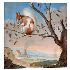 Acrylic print Spotted squirrel at the mill, 1734