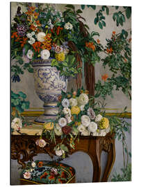 Tableau en aluminium Fleurs, 1868