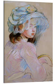 Alubild Mädchen mit Korb, 1891