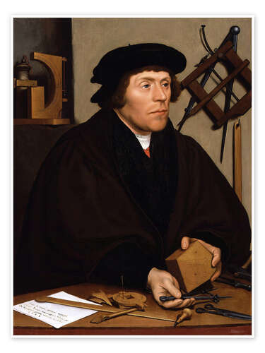 Poster Portrait of Nicholas Kratzer, 1528