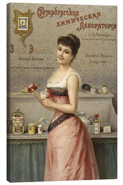 Canvas print St. Petersburg Chemical Laboratory: Tooth Elixir, c. 1890