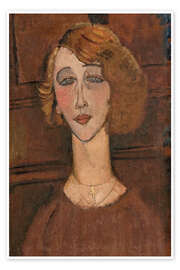 Wandbild Renée, 1917 - Amedeo Modigliani