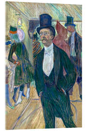 Cuadro de metacrilato Monsieur Fourcade, 1889 - Henri de Toulouse-Lautrec