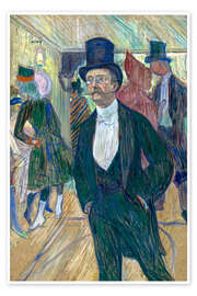 Tableau Monsieur Fourcade, 1889 - Henri de Toulouse-Lautrec