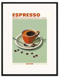 Gerahmter Kunstdruck Espresso, Milan 1906