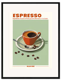 Innrammet kunsttrykk Espresso, Milan 1906