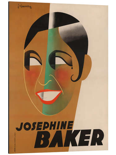 Aluminium print Josephine Baker, 1931