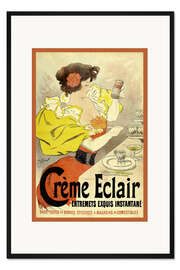 Gerahmter Kunstdruck Crème Eclair