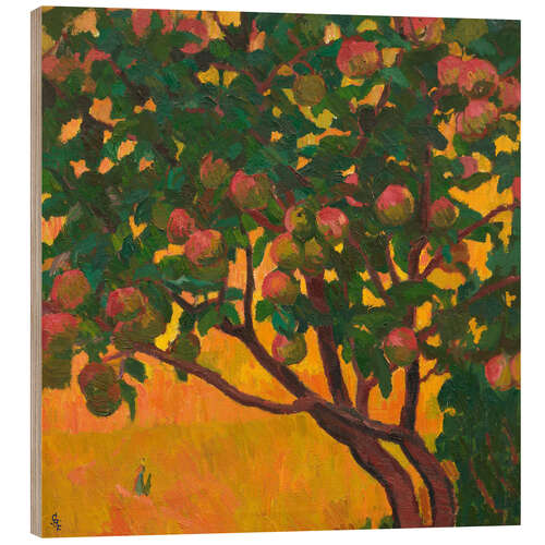 Holzbild Der Apfelbaum, 1912