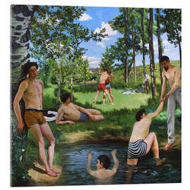 Acrylglasbild Scène d'été (Sommerszene), 1869 - Jean Frederic Bazille