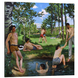 Print på aluminium Scène d'été (summer scene), 1869
