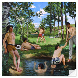Autocolante decorativo Scène d'été (summer scene), 1869