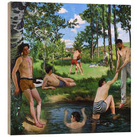 Wood print Scène d'été (summer scene), 1869