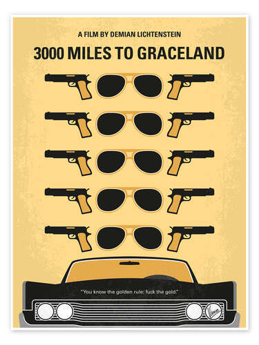 Poster 3000 Miles to Graceland