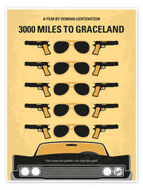 Wall print 3000 Miles to Graceland - Chungkong