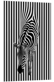 PVC-tavla Zebra Stripes