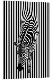 Magnettafel Zebra Streifen