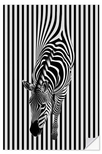 Adesivo murale Zebra Stripes