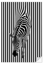 Adesivo murale Zebra Stripes