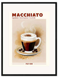 Kunsttryk i ramme Caffè Macchiato, Italy 1890