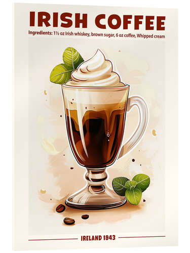 Akrylbilde Irish Coffee, Ireland 1943
