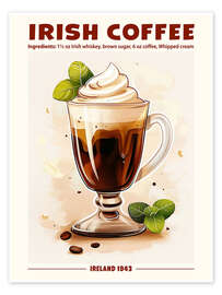 Wall print Irish Coffee, Ireland 1943 - TAlex