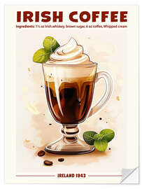 Wall sticker Irish Coffee, Ireland 1943