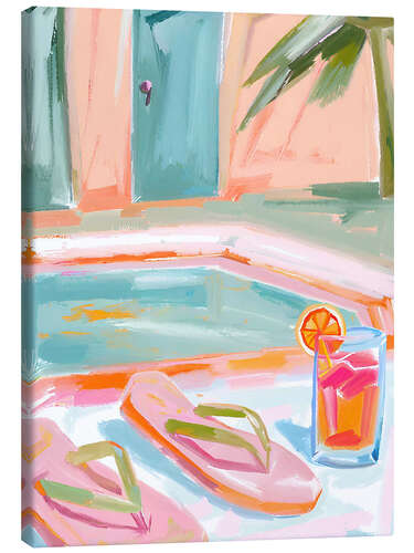 Canvas print Pooltime