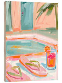 Cuadro de madera Pooltime - Ohkimiko