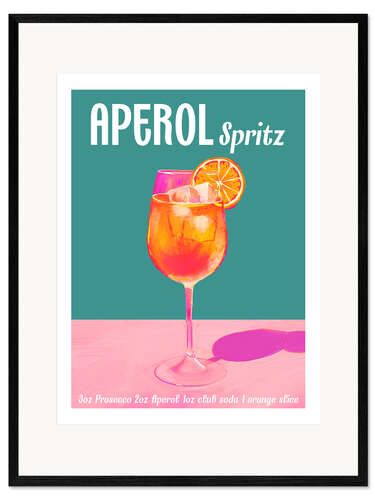 Plakat artystyczny premium w ramie Aperol Spritz