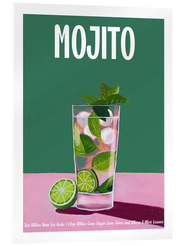 Akrylglastavla Mojito Cocktail