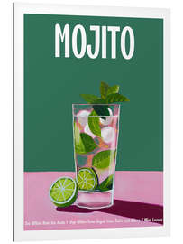 Aluminiumsbilde Mojito Cocktail