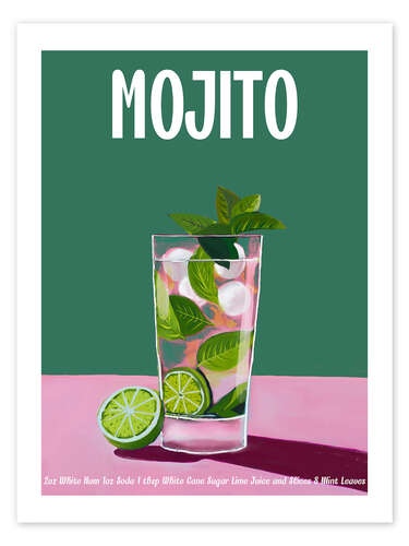 Poster Mojito Cocktail