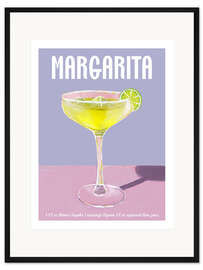 Gerahmter Kunstdruck Margarita Cocktail - Emanuela Carratoni