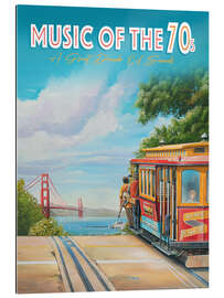 Gallery print Music of the 70s