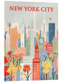 Cuadro de metacrilato New York City Travel Art - Frank Daske