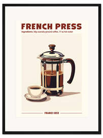 Gerahmter Kunstdruck French Press, France 1852